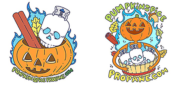 Promotional pumpkin spice propane items such as stickers are in high demand. Eddinger says after seeing stickers on cars throughout his community he knows that his marketing gamble paid off. 