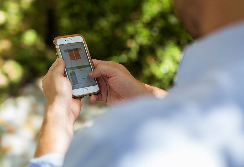AO Smith app in use A.O. Smith iCOMM™ App