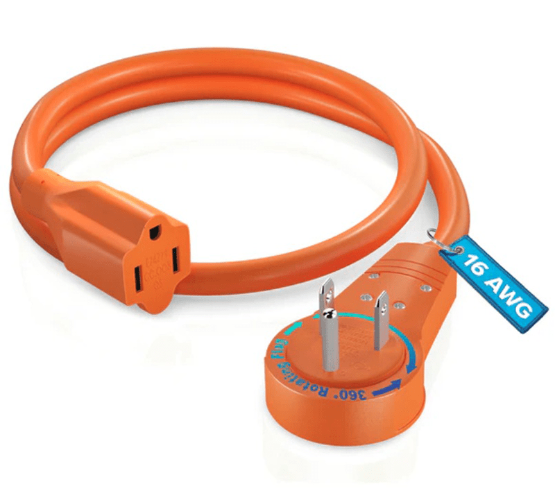 Masimm 360 cable Maximm 360° Rotating Flat Plug Extension Cord