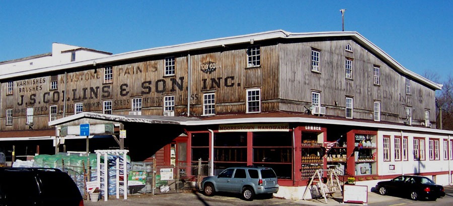 Moorestown Hardware started out as a J.S. Collins & Son lumberyard in the 1890s. It was reopened as a hardware store in the historic building in 1974.
