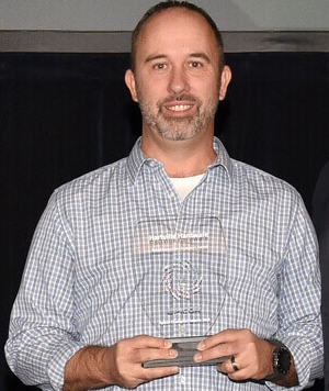 Jade Liechty, IT manager for Hartville Hardware in Hartville, Ohio, received the Epicor Retail Executive Champion Award at the Epicor Insight for Building Supply and Retail event in Las Vegas in November. 