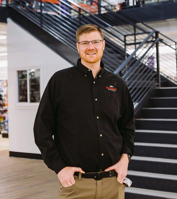 Andy Wilkerson of Blackhawk Hardware has had luck finding good employees in nontraditional places.