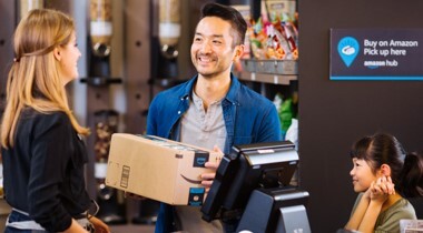 Hardware retailers are signing up to serve as pickup locations for Amazon packages.