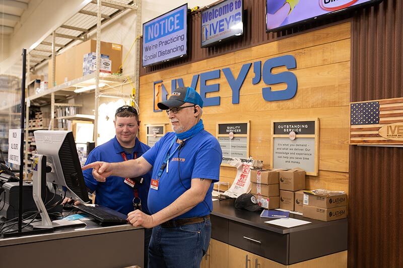 Ivey’s Building Materials outperforms the competition by delivering personalized service to builders, contractors and homeowners.