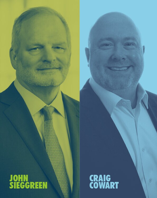 John Sieggreen, executive vice president of retail at Orgill and president of Central Network Retail Group (CNRG)

Right: Craig Cowart, chief operating officer of CNRG