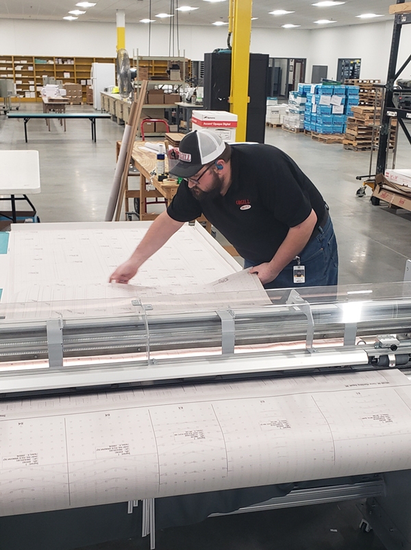 The Innovation Center also houses Orgill operations, including an in-house print shop that produces signage and displays, along with offices for the retail services and technology teams. 