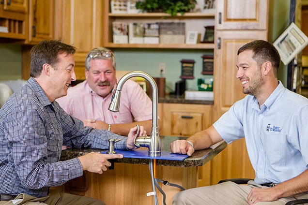 A space for collaboration among homeowners, contractors and Power Townsend staff, the company’s 10,000-square-foot design center is a natural spot in which to plan projects from start to finish. 