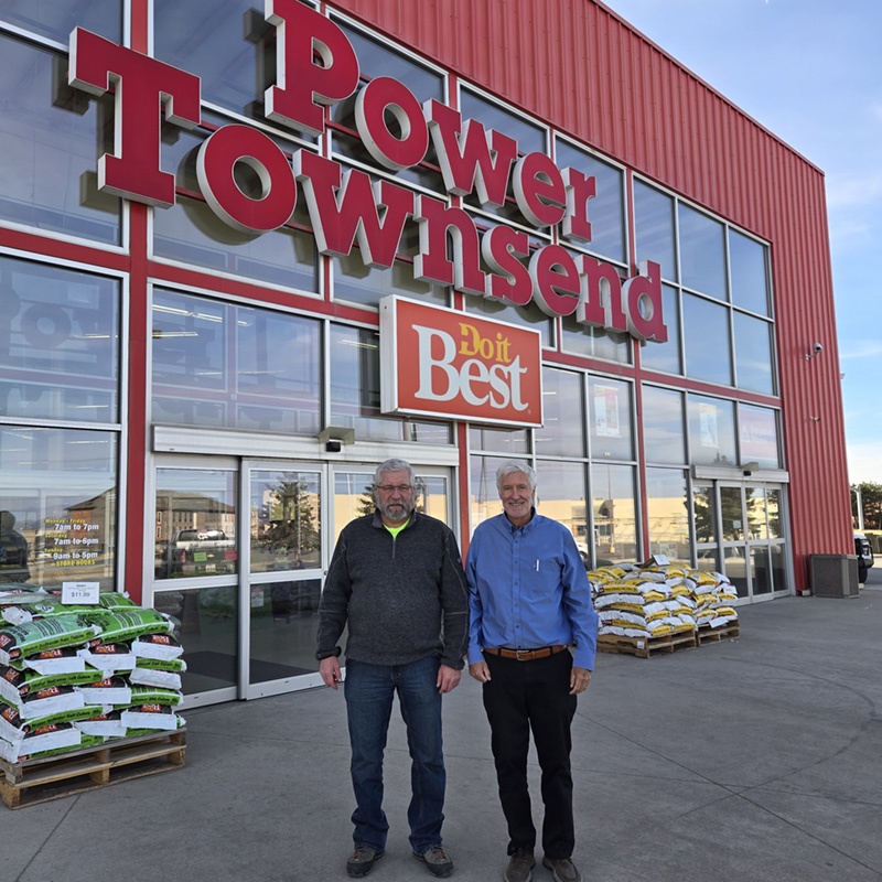 Power Townsend vice president Kevin Wall (left) and his father, CEO and owner Mike Wall, lead with a consultative approach that keeps the store involved with projects from the first material order through final décor selections which shows how to compete with big box hardware stores. 