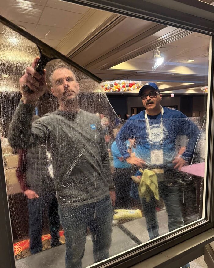 Ettore supports the professional cleaning community through hands-on product demonstrations and window cleaning competitions, reinforcing its focus on real-world performance and ongoing connection with the pros who use its tools every day. 