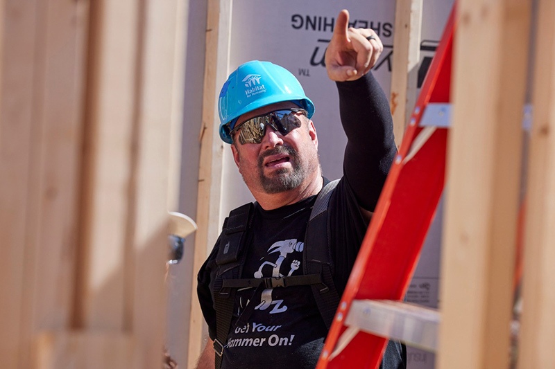 Garth Brooks True Value Sponsors Habitat for Humanity’s Carter Work Project