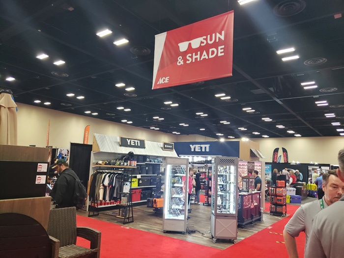 Ace Sun and Shade Christmas in March at Ace Spring 2025 Convention in San Antonio