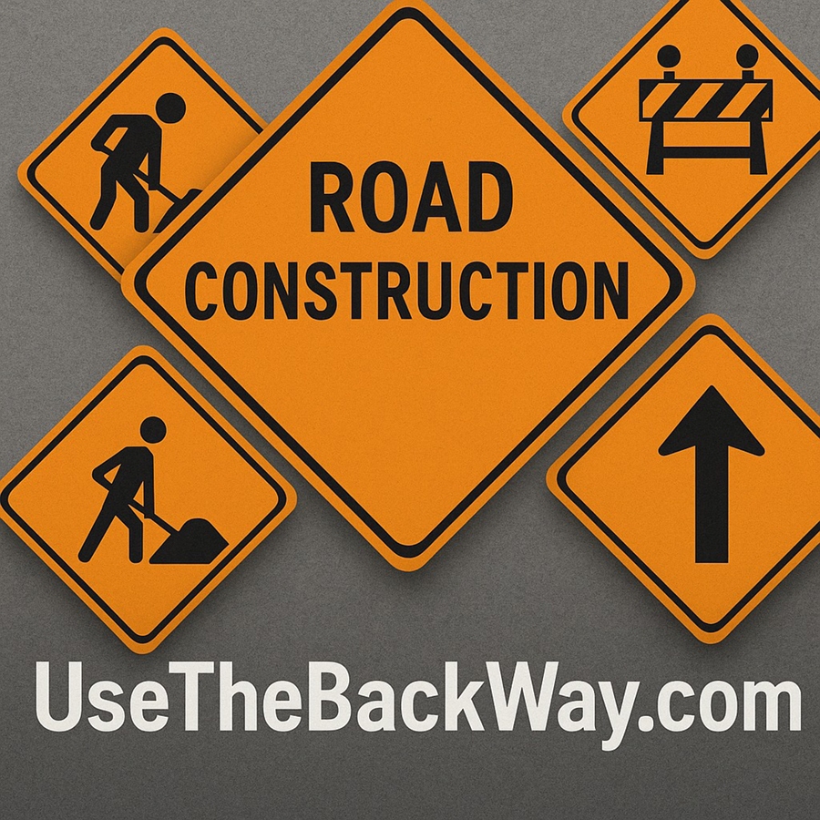 Back Way sign Brownsboro Hardware & Paint Leverages “Use the Back Way” Campaign to Offset Road Construction Disruptions