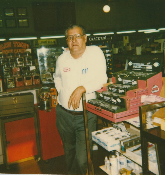 Dad in 1990 Mom & Pop Hardware 
