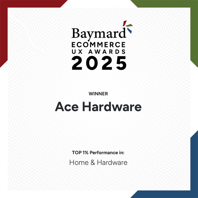Ace UX award Ace Hardware Ranks Among Top Brands on Forbes 2026 Best Customer Service List