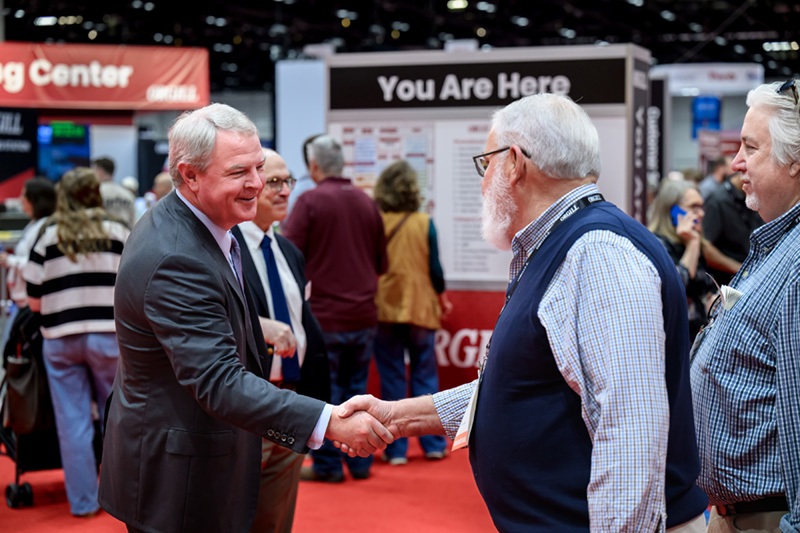 Moore handshake1 Inside Orgill’s 2026 Dealer Market: Buying, Strategy and Store Concepts