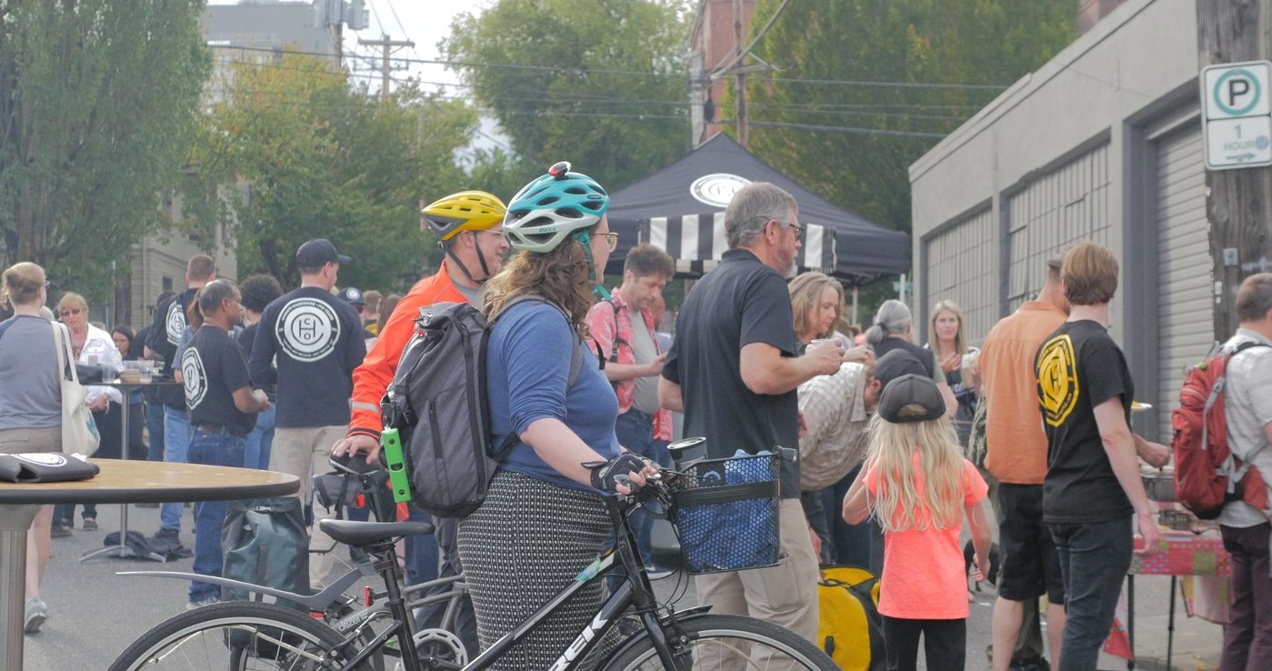 Chown Hardware held a block party to celebrate the company’s 140th anniversary.