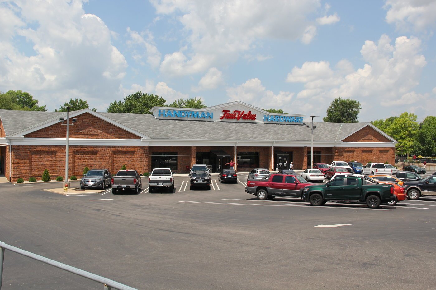 Handyman True Value’s three stores average 32,000 square feet of retail space.