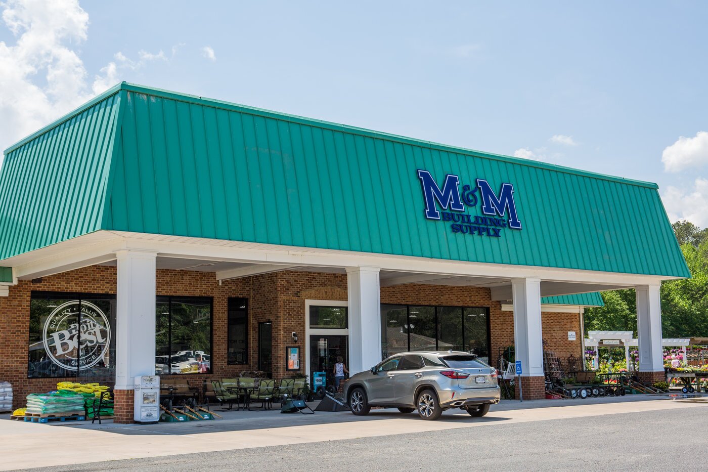 M&M Building Supply’s third store in Mathews, Va., opened in March 2019.
