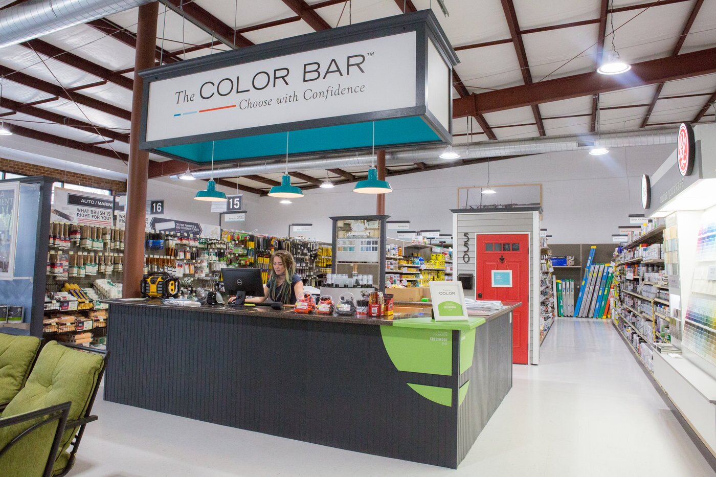 Adopting The Color Bar paint department has led to strong sales in paint.
