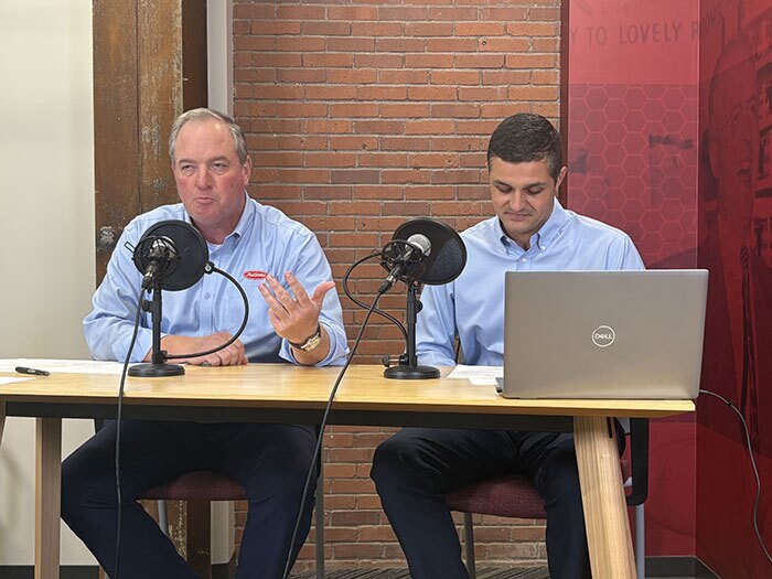 Dent at town hall Merging Streams: Q&A with True Value President Dent Johnson